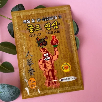 Пластырь обезболивающий "Gold Insam", Корея