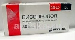 BISOPROLOL 0,005 tabletkalari N30