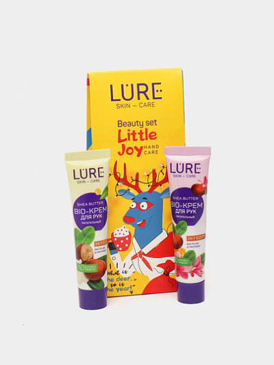 Подарочный набор "LURE" Little Joy BIO-крем для рук питат.с маслом ши 2 шт.по 40 мл