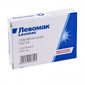 LEVOMAK tabletkalari 500mg N5