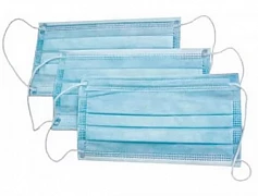 Uch qatlamli tibbiy niqoblar