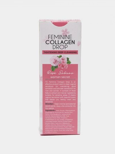 Капли женского коллагена "Feminine Collagen Drop":uz:Ayol kollagen tomchilari "Ayollar kollagen tomchisi"