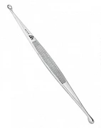 Quloq qoshiq, o'tkir, ikki tomonlama