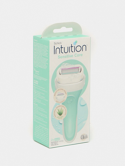 Станок для бритья Schick Intuition Naturals Women, 2 кассеты