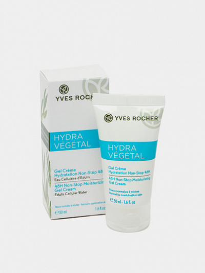 Крем-гель интенсивное увлажнение 48 ч Yves Rocher Hydra Vegetal, 50 мл