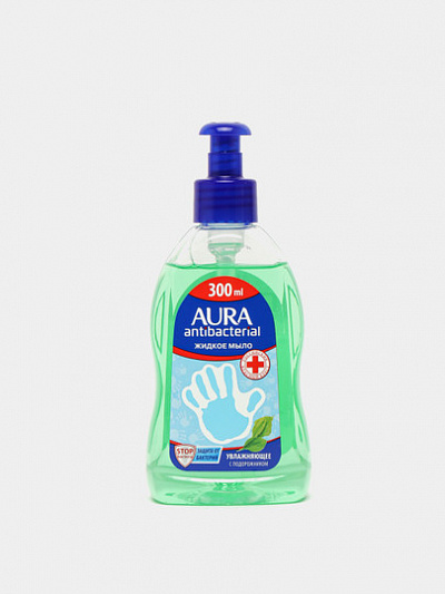 AURA Жидкое мыло с антиб.эф.с подорожн.antibacterial 300 мл