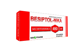 BESIPTOL-NIKA tabletkalari 480mg N20
