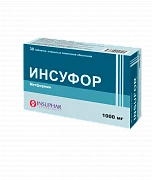 INSUFOR tabletkalari 1000mg N30