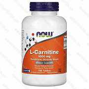L-karnitin endi oziq-ovqat, 1000 mg, 100 planshetlar
