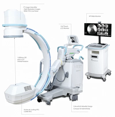 Хирургическая установка типа С-дуга Oscar Classic, Южная Корея