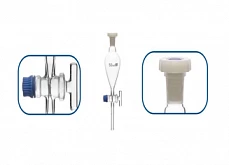 Делительная воронка грушевидная (60-1000) мл:uz:Armut shaklidagi ajratuvchi huni (60-1000) ml