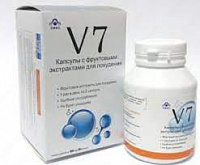 Капсулы с фруктовыми экстрактами для похудения V7 (60 капсул)