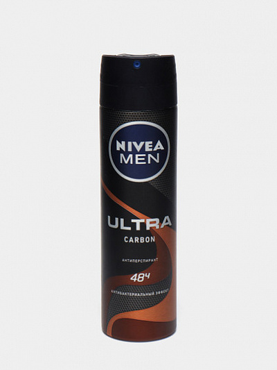 Дезодорант-спрей Nivea Men Ultra Carbon, 150 мл