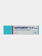 Ko'rinadigan ta'sir teri pigmentatsiyasining buzilishi uchun oqartiruvchi krem ​​Expigment 4% (30 gramm)