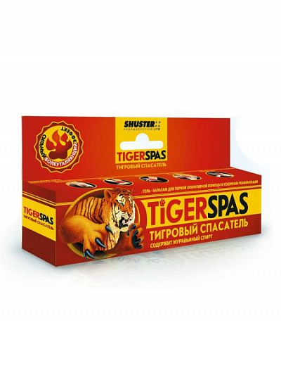 Тигровый спасатель от боли в суставах Tigerspas:uz:Qo'shma og'riqlar uchun Tigerspas