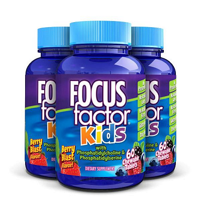 Детские витамины Focus Factor Kids (150 шт.):uz:Bolalar vitaminlari Focus Factor Kids (150 dona)