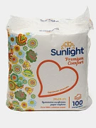 Салфетки Sunlight столовые 24х24 100шт