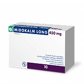 MIDOKALM LONG tabletkalari 450mg N10