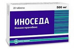 ИНОСЕДА таблетки 500мг N20