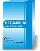 KETOMED 50 kapsulalar  50mg N25