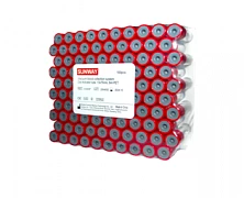 Vakuumli qon olish trubkasi, qizil qopqoq 13x75 mm