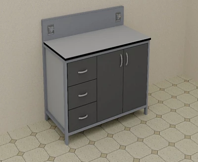 Стол лабораторный  1200*650*1050  мм, модель 3:uz:Laboratoriya stoli 1200*650*1050 mm, 3-model