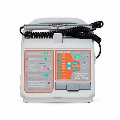 Дефибриллятор - ДКИ-Н-12 АКСИОН (ЭКГ функция) с термопринтером и комбинированным питанием, Россия