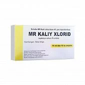 MR KALIYA XLORID inyeksiya uchun eritma 10ml 4% N20