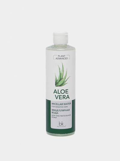 Мицеллярная вода Belkosmex Plant Advanced Aloe Vera, для чувствительной кожи, 500 мл