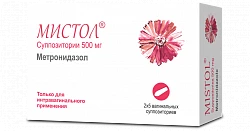 MISTOL suppozitorii 500mg N10