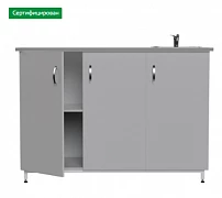 Столы-мойки лабораторные (1400-СМОТЛ TRESPA)