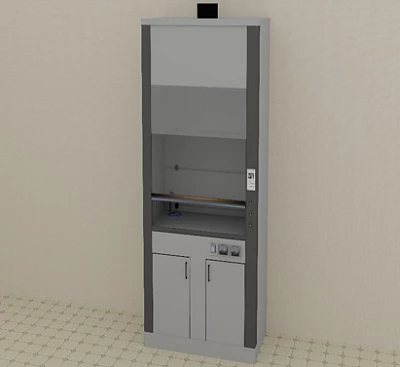 Шкаф вытяжной 1300*800*2450, модель 1:uz:Tutqich 1300*800*2450, 1-model