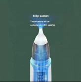 Аспиратор электронный вакуумный назальный для детей:uz:Bolalar uchun elektron vakuumli burun aspiratori
