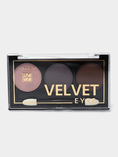 Тени для век Витэкс Velvet Eyes, тон 02 Royal violet