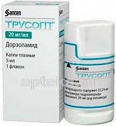 TRUSOPT ko'z tomchilari 5ml 2%