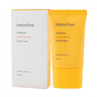 Водостойкий солнцезащитный крем Innisfree Intensive Long-lasting Sunscreen, 50мл