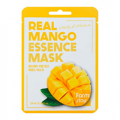 Тканевая маска с экстрактом манго Farm Stay Real Mango Essence Mask