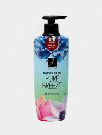 Шампунь для волос Elastine Pure Breeze 600мл