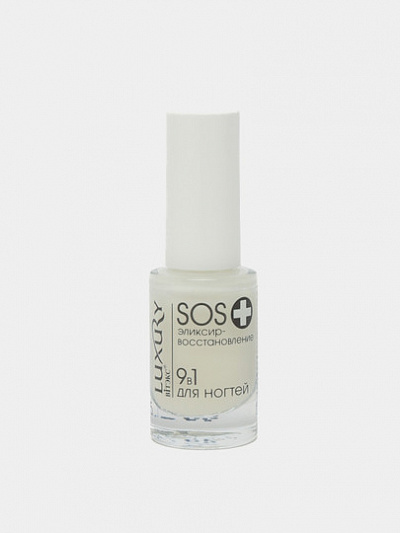 Эликсир-восстановление для ногтей Витэкс 9in1 SOS Luxury, 8 мл