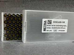 Виала для хроматографии винтовая SV02-A20-100+SC02-P02-100, 12 x 32 мм, 2 мл, с винтовой крышкой