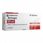 ESPIRO tabletkalari 50mg N10