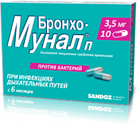 BRONXO MUNAL P kapsulalar  3,5mg N10