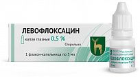 LEVOFLOKSASIN ko'z tomchilari 5ml 0,5%