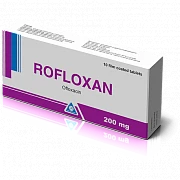 ROFLOKSAN tabletkalari 200mg N10