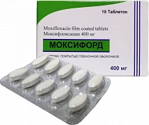 MOKSIFORD tabletkalari 400mg N10
