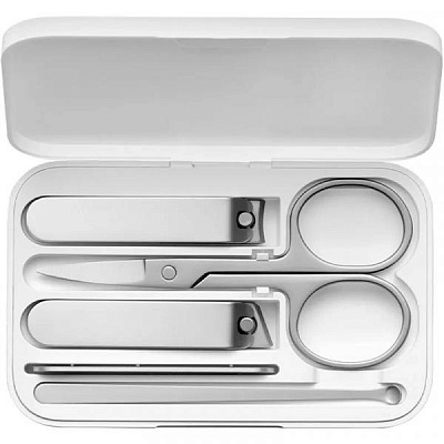 Маникюрный набор Xiaomi Mijia Nail Clipper Five Piece Set:uz:Manikyur to'plami Xiaomi Mijia tirnoq kesuvchi besh qismli to'plam