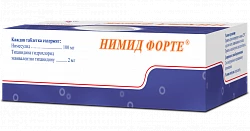 NIMID FORTE tabletkalari 100mg/2mg N100