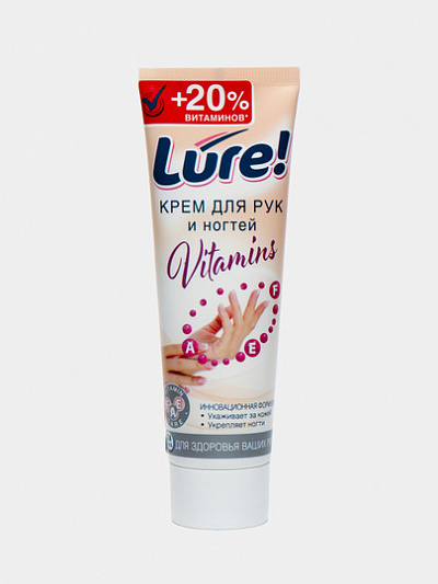 Крем для рук Lure Vitamins A,E,F, 75 мл