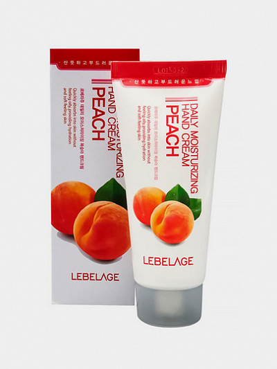 Крем для рук с экстрактом персика Lebelage Daily Moisturizing, 100 мл