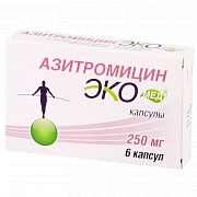 EKOMED tabletkalari 250mg N6